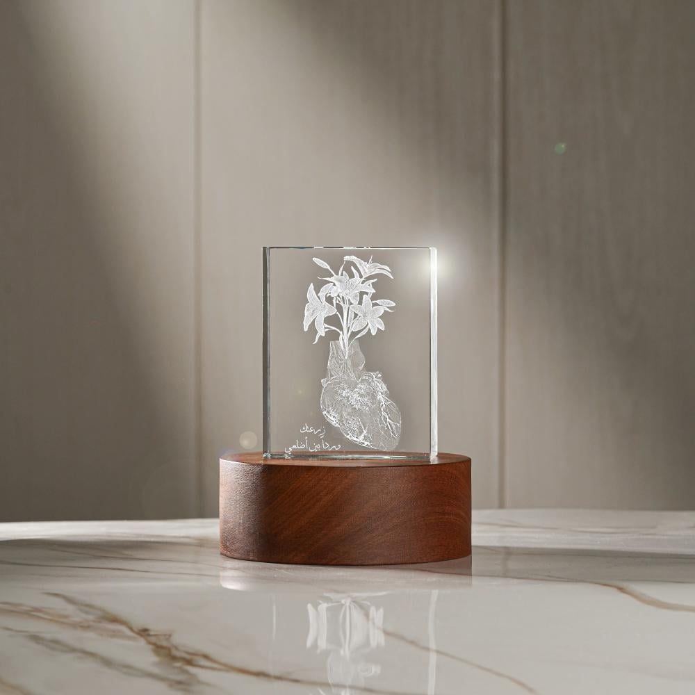 Teshrine Crystal, designed Lily Flower