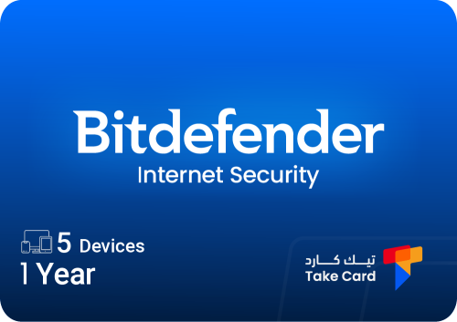 بيتديفيدير انترنت سيكيوريتي 5 أجهزة لمدة سنة