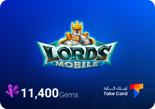 11,400 Gems لوردس موبايل Lords Mobile