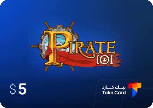 بطاقة 5$ لعبة pirate 101