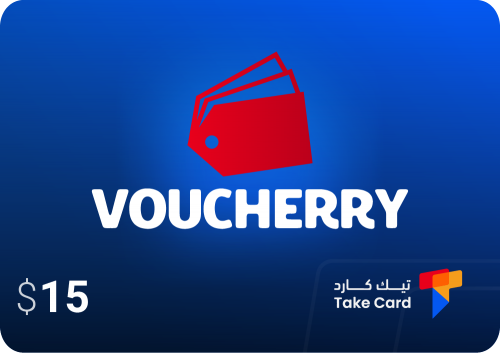 بطاقة فاوتشري 15$ عالمي | Voucherry $15 Global