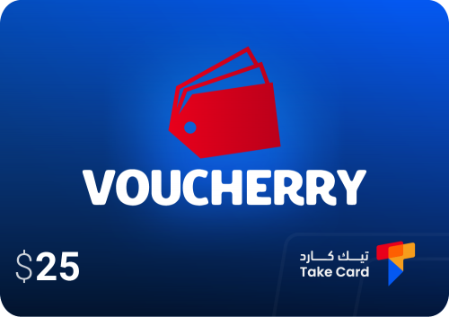 بطاقة فاوتشري 25$ عالمي | Voucherry $25 Global