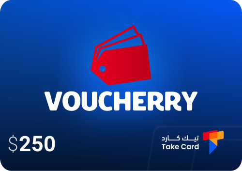 بطاقة فاوتشري 250$ عالمي | Voucherry $250 Global