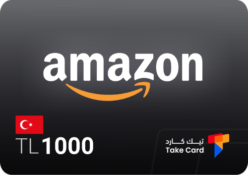 بطاقة أمازون تركيا 1000 ليرة