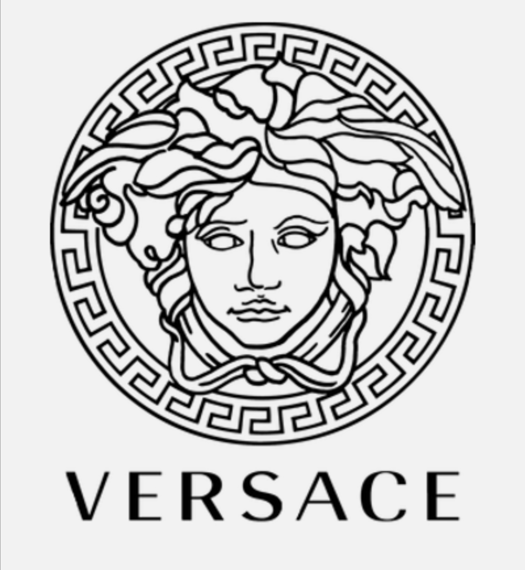Versace логотип золотой