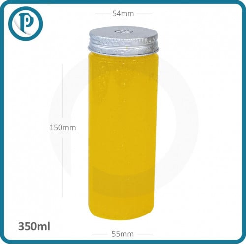 علب بلاستيك بغطاء للعصير