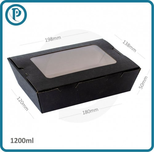 صندوق طعام أسود