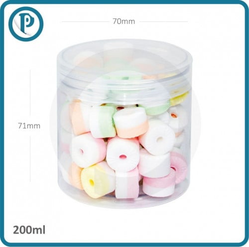 عبوات بلاستيك شفاف