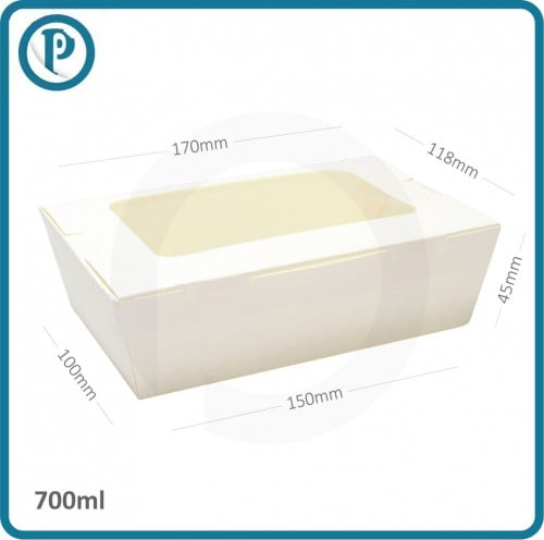 صندوق طعام أبيض