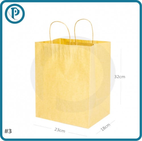 كيس #3 ورق كرافت بيد ملفوفه 200 حبة