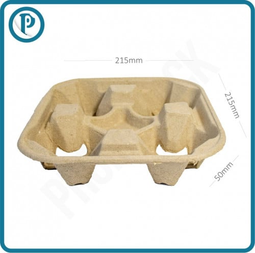 حامل اكواب رباعي ورقي 250 حبة