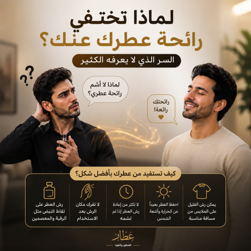 لماذا تختفي رائحة عطرك عنك؟ السر الذي لا يعرفه الكثير