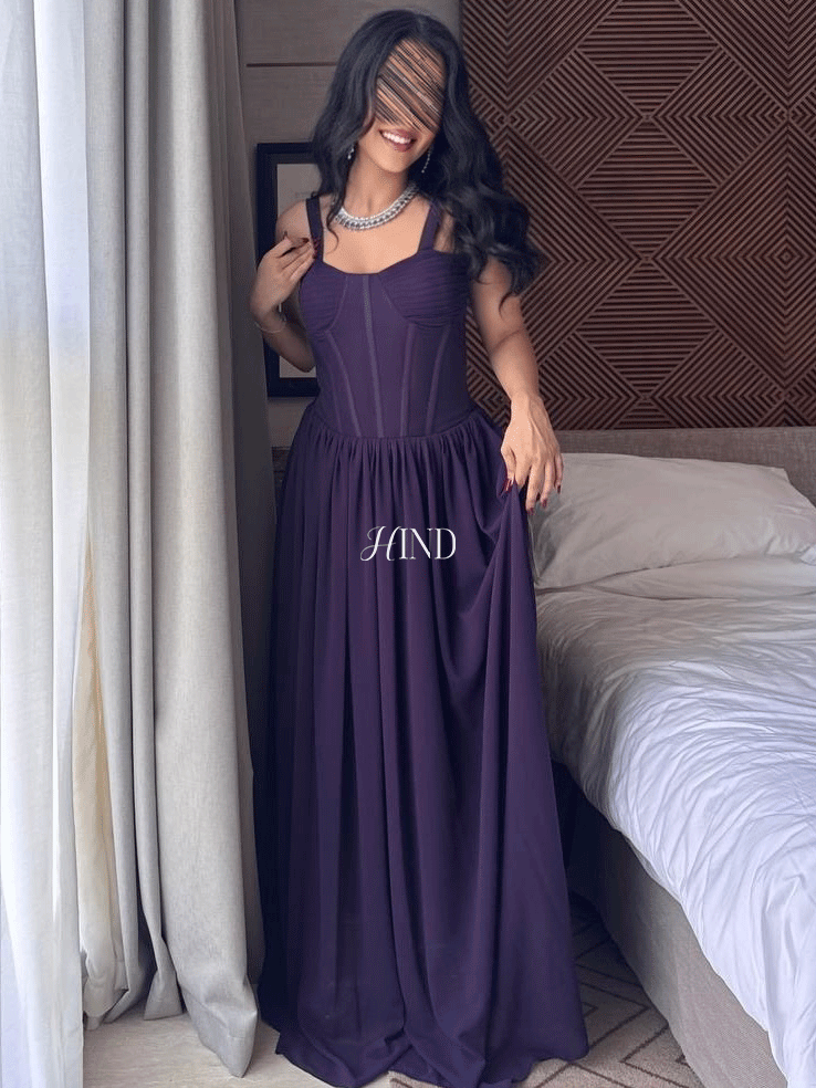 فستان كريب كورسيه 1103