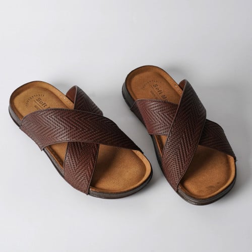 نعال اسباني طبي بني - 9425