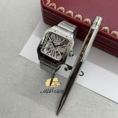 طقم ساعة و قلم كارتير سانتوس
