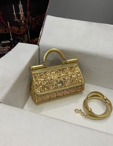 Dolce & Gabbana – Mini Sicily Gold Sequin