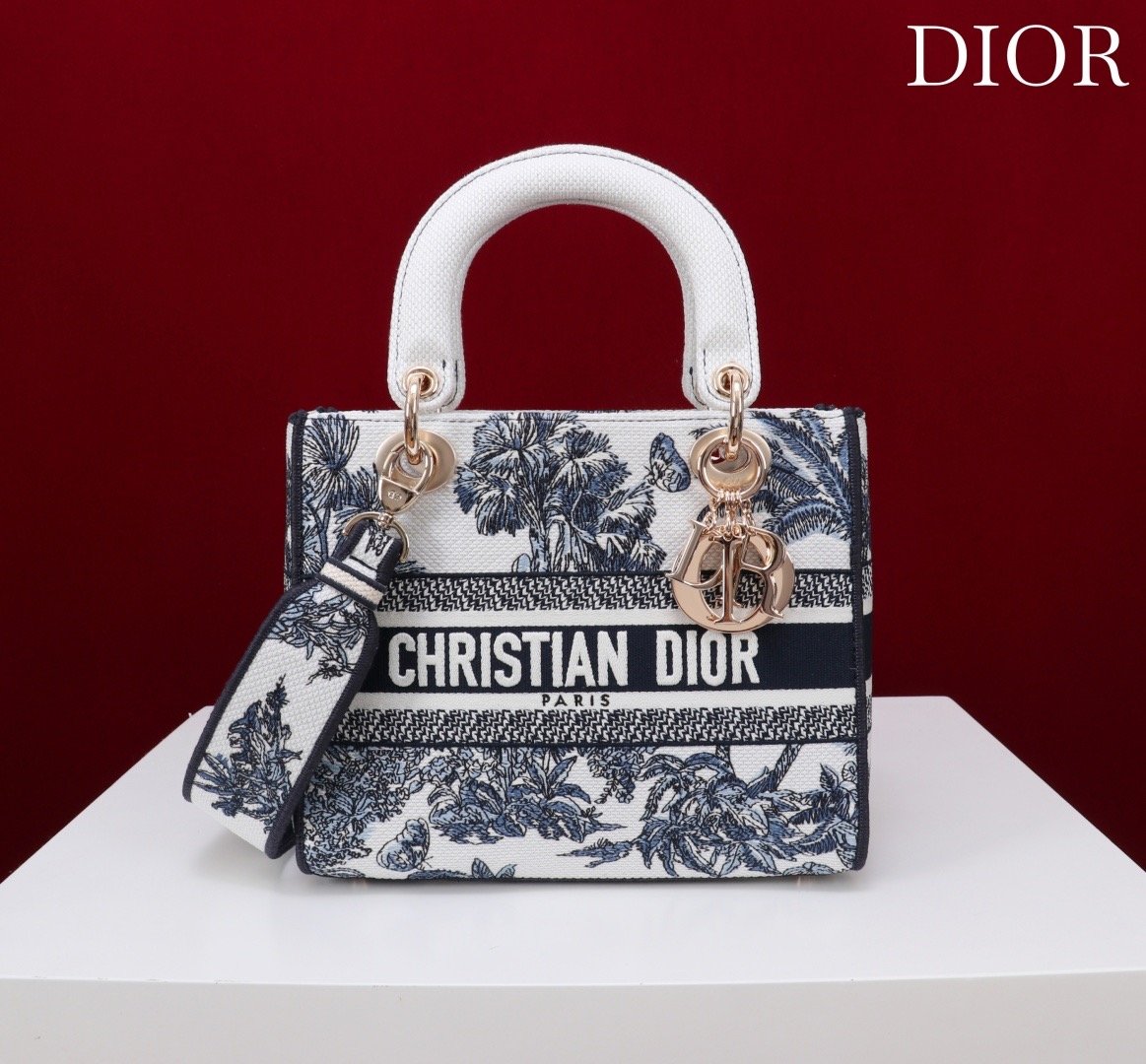 Christian Dior – Mini Book Tote Toile de Jouy with...