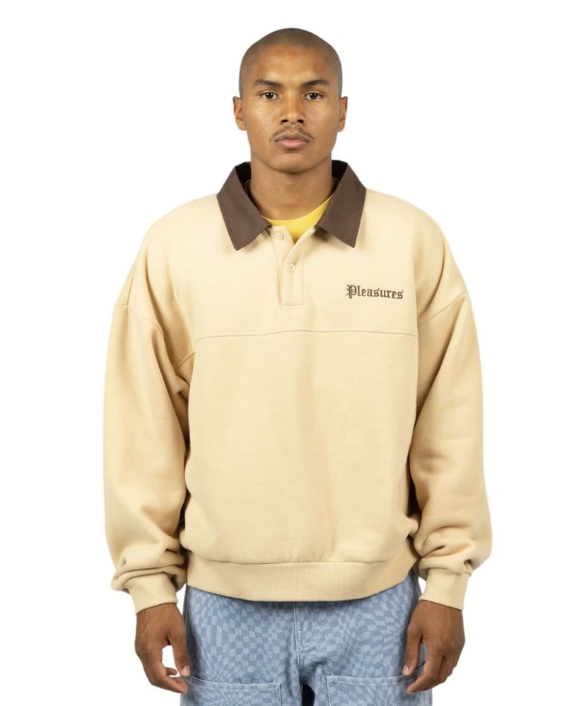 Tan outlet polo sweatsuit