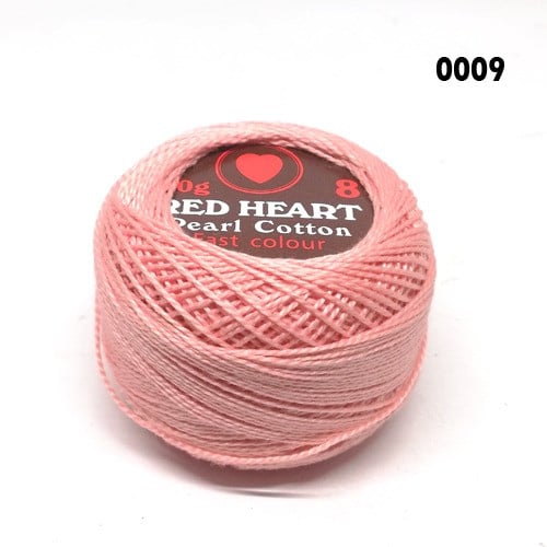 خيط تطريز Red Heart رمادي رقم اللون 0009 الوزن 10غ...