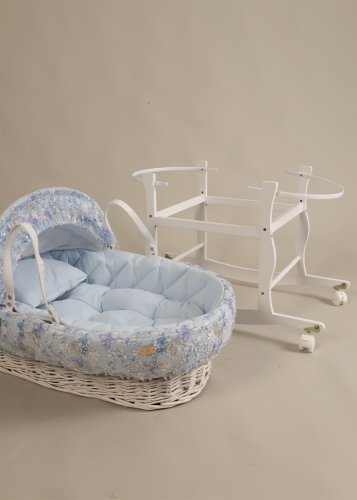 Elegance Moses Basket / Baby Blue