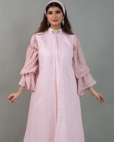 Elegance robe /pink nude