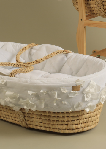 Luxury Moses Basket / offwhite