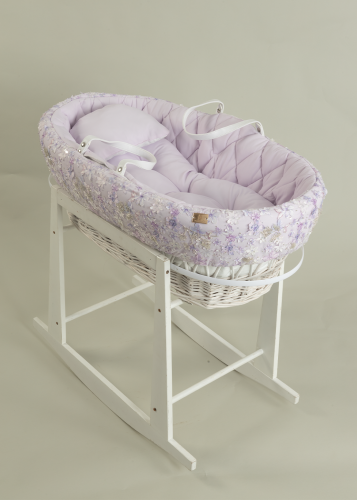 Elegance Moses Basket / Mauve