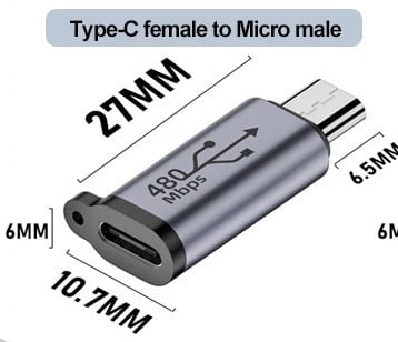 تحويلة Type-C to Micro