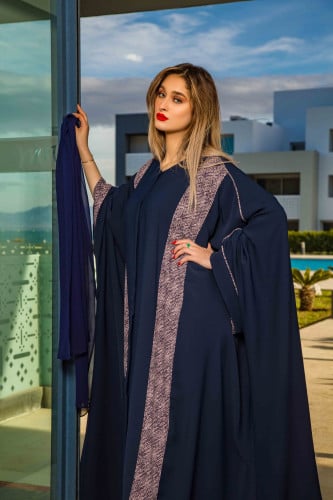 عباية قصة البشت الواسعة كريب