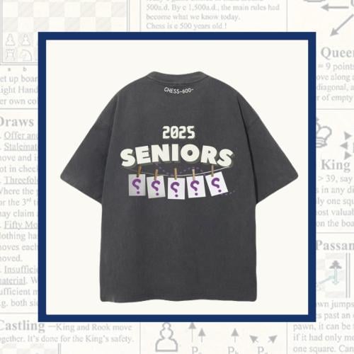 SENIOR T-SHIRT WITH YOUR PHOTOS ON THE BACK