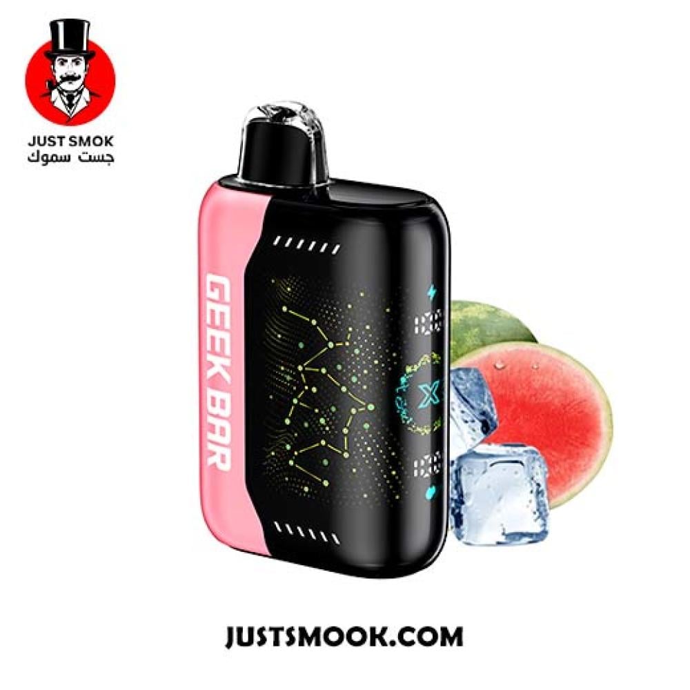 geek bar x watermelon ice 25000 PUFFS E-liquid flavor:Rocket Ice Advanced 0 nicotine geek bar