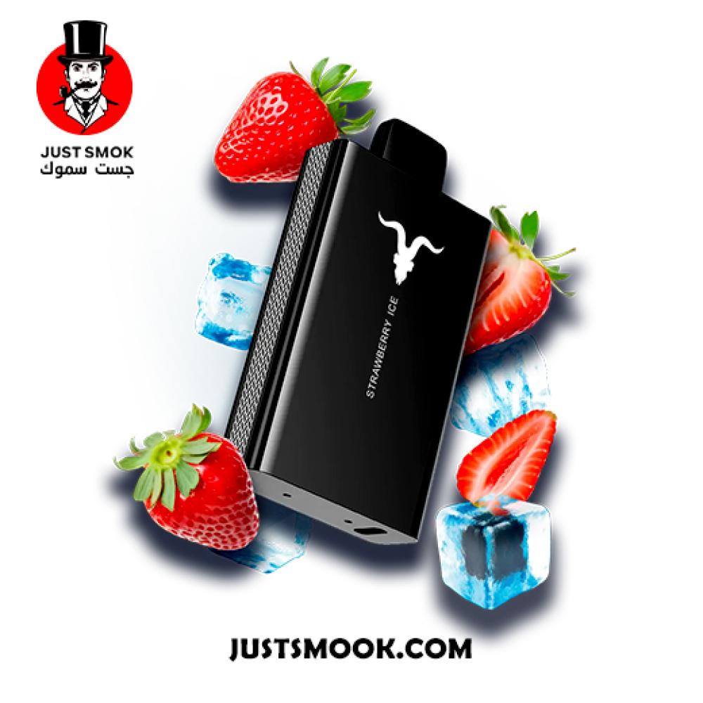 سحبة ايج نايت 8000 بوف فروالة ايس IGNITE 8000 puffs Strawberry Ice