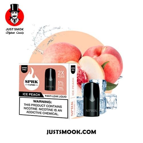 SPRK PRO peach Ice - vape justsmook