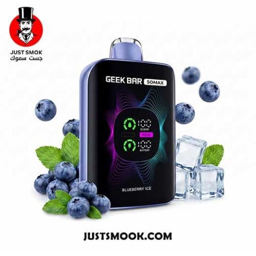 Geek Bar SOMAX 80K Blueberry Ice Disposable Vape - vape justsmook
