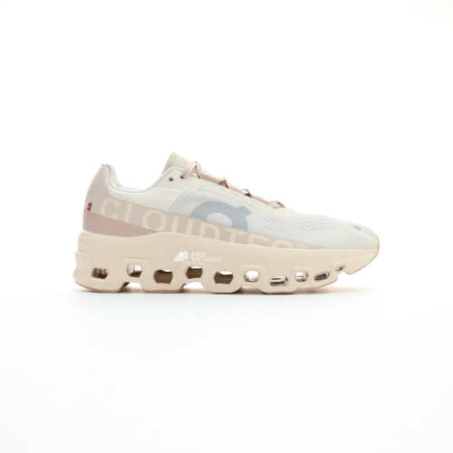 On Cloudmonster Beige Sneakers