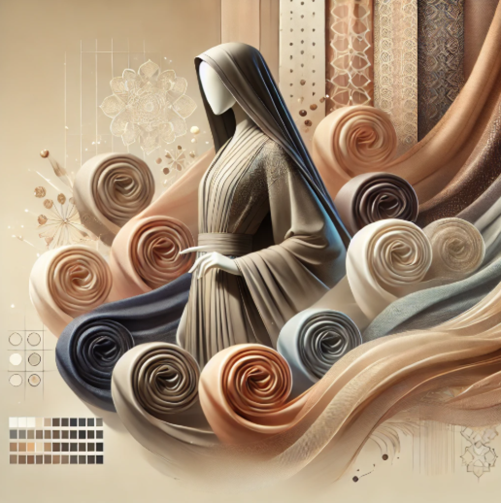 ما هي أنواع الأقمشة المناسبة للعبايات؟