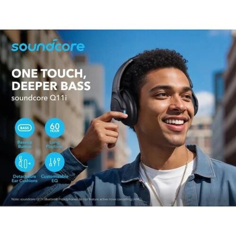 سماعة بلوتوث أنكر Q11i تشغيل 60 ساعة مع شحن سريع