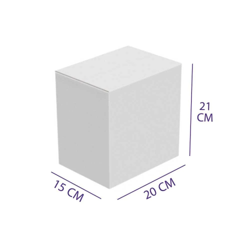 20 كرتون شحن ابيض طول 20 سم عرض 15 سم ارتفاع21 سم