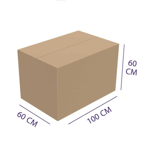1 كرتون سميك 5 طبقات طول 100 سم عرض 60 سم ارتفاع 6...