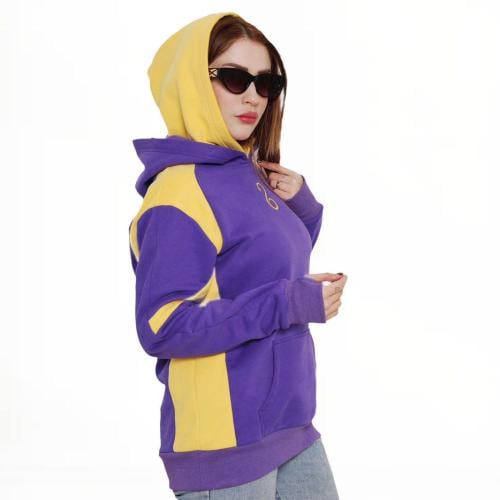 Hoodie Purple And yellow