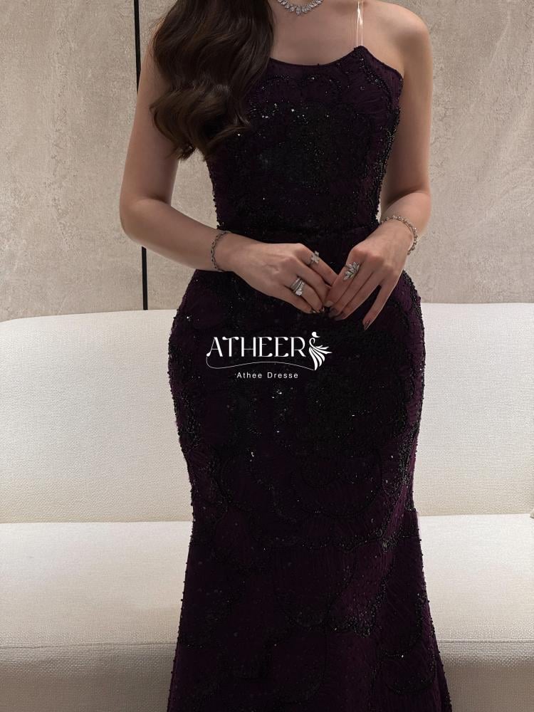 فستان سهرة تول راقي | فستان جوري