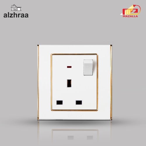 فيش مفرد+مفتاح لؤلؤي/ذهبي 7*7 V3