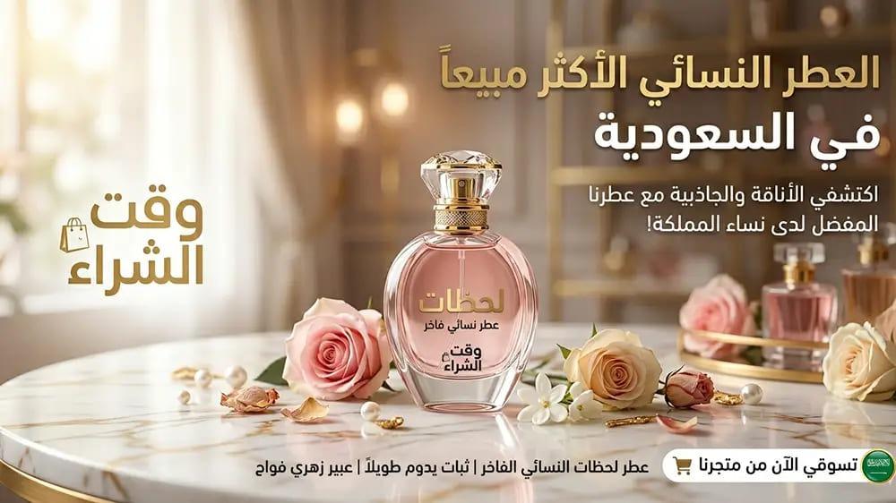 اكثر عطر نسائي مبيعا في السعودية 2026 – روائح فاخرة تناسب الذوق الخليجي الجذاب
