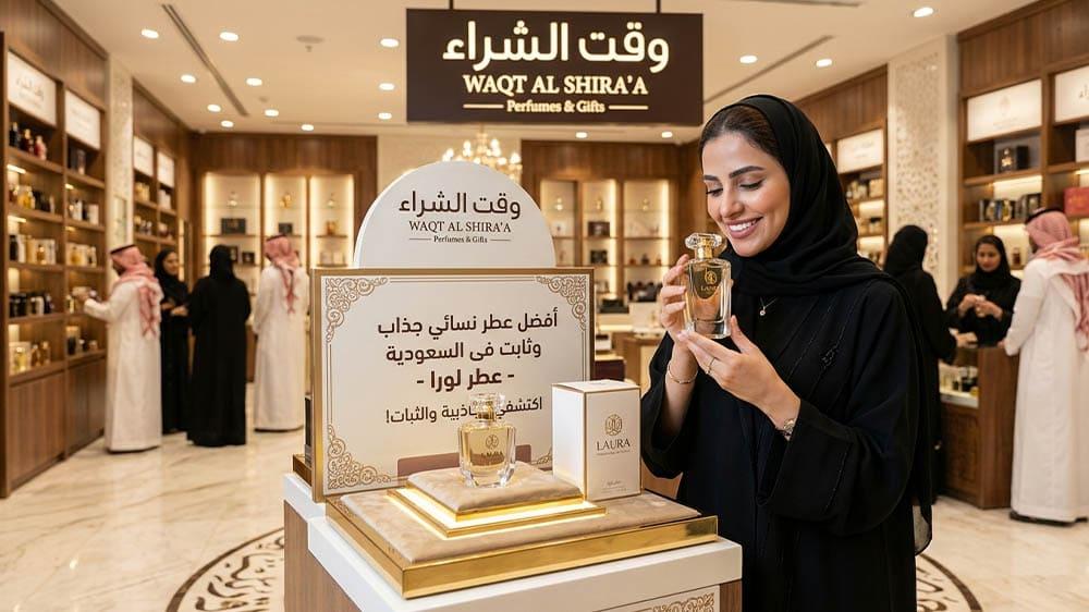 أفضل عطر نسائي جذاب وثابت فى السعودية 2026 | روائح فاخرة تدوم وتلفت الأنظار