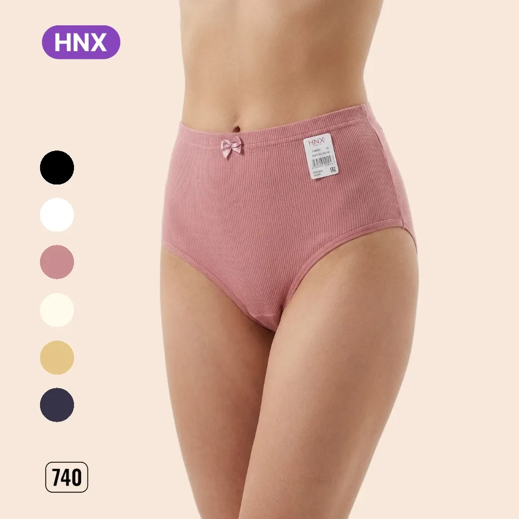 نص درزن كلوت نسائي قطن 100 % تركي مقلم بدون كلفة 6 الوان