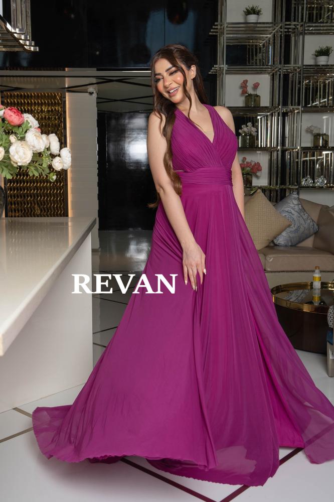 فستان بطابع الاميرة لون توتي