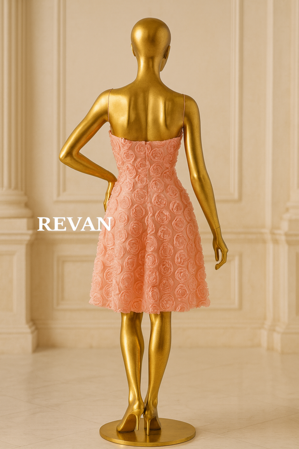 slim fit dress slacks Pink Deep V-Neck Homecoming Dress Sequined Short Prom Dress – Pgmdress main image 0