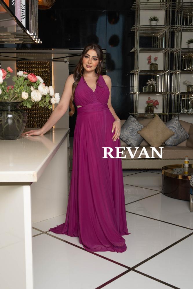 فستان بطابع الاميرة لون توتي