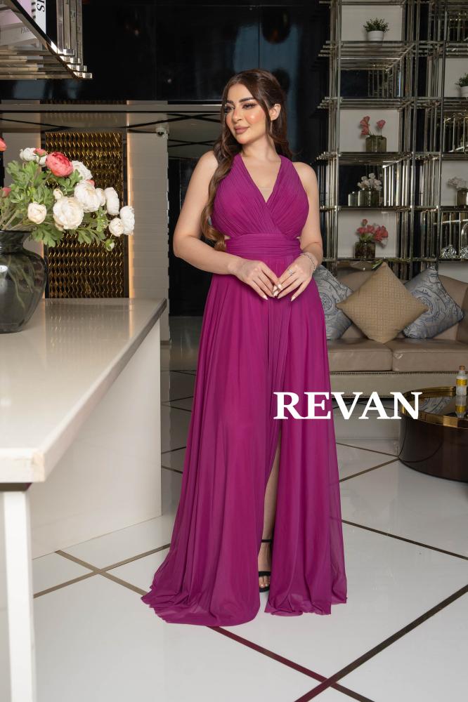 فستان بطابع الاميرة لون توتي