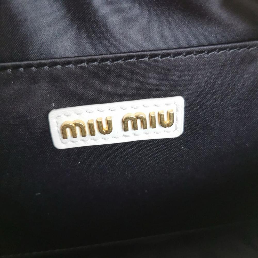Miu Miu Arcadie matelassé nappa small leather bag